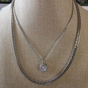 BobbieLee CZ Layered Necklace